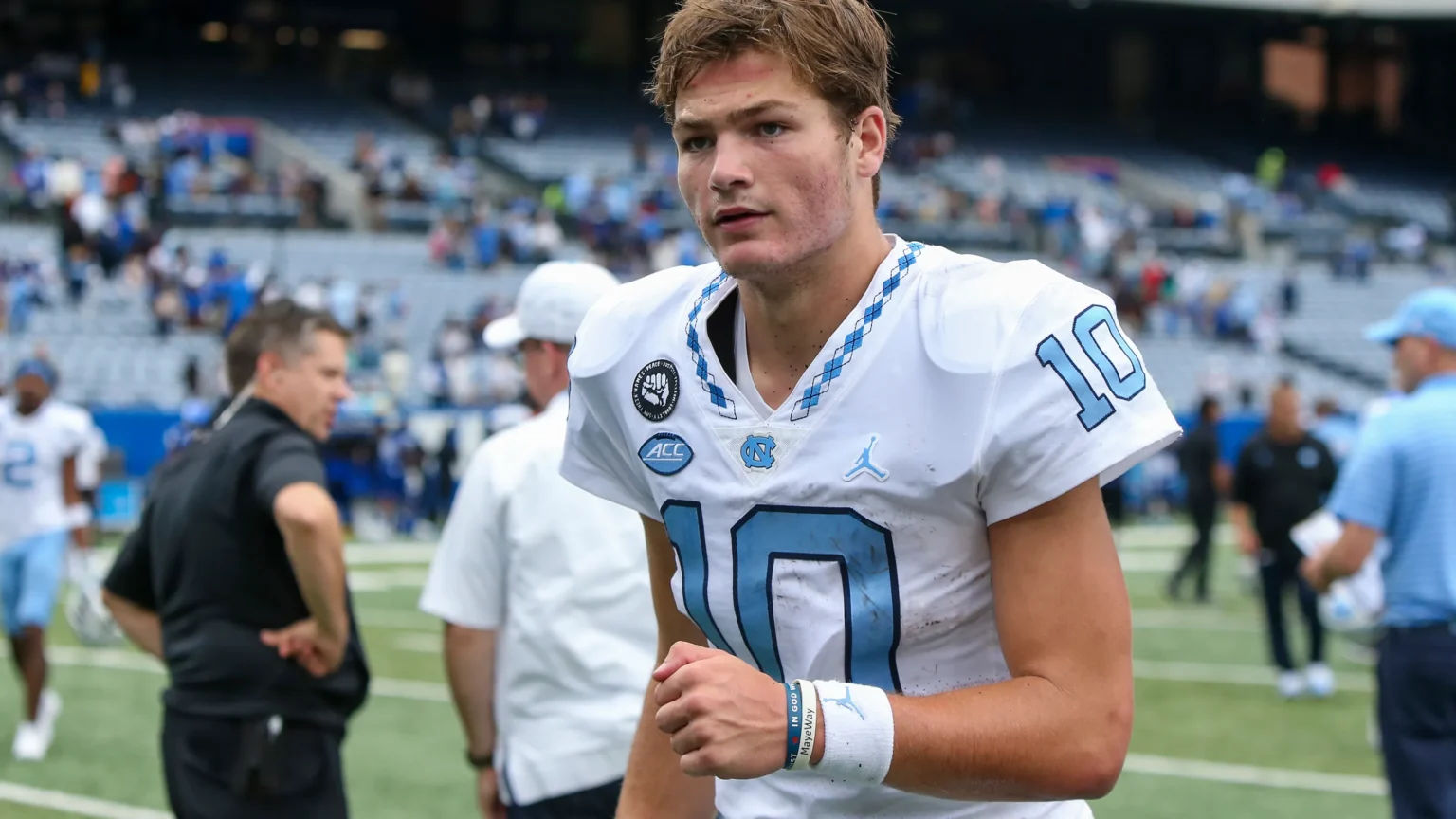 deal done Minnesota Vikings trade up Drake Maye of an exchange of…