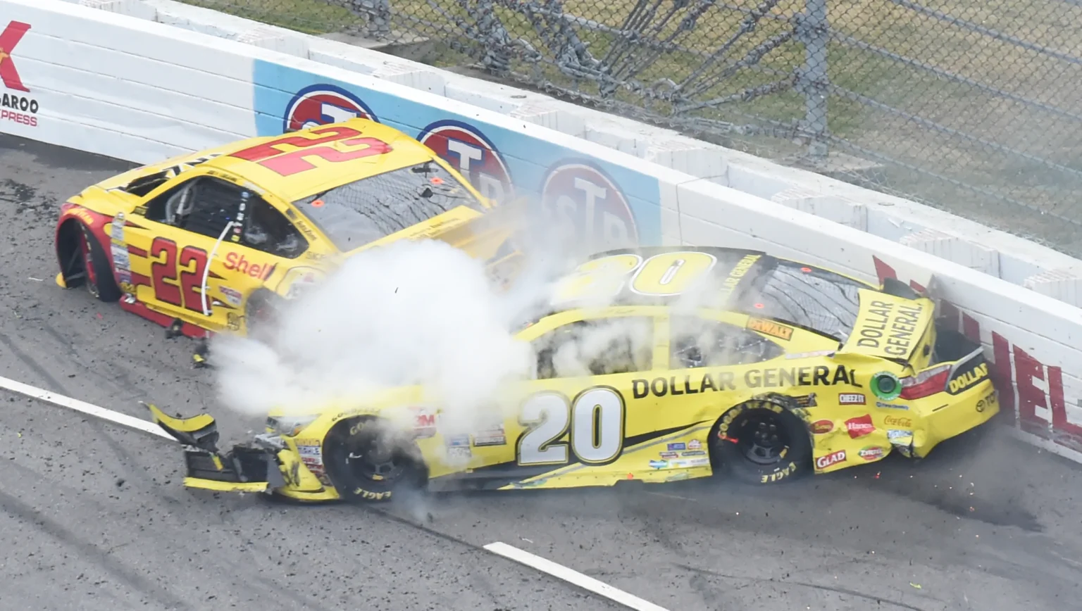 ESPN so sad AFTER Terrible Accident today JOEY LOGANO has being announce…….
