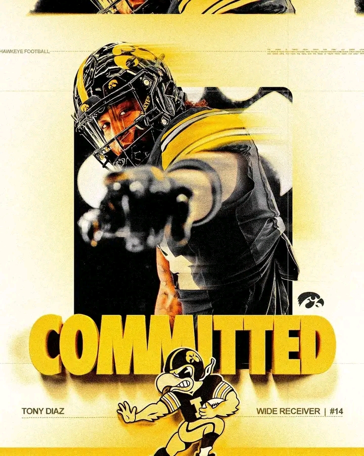 Tony Diaz Iowa Commitment Shocks College Football World