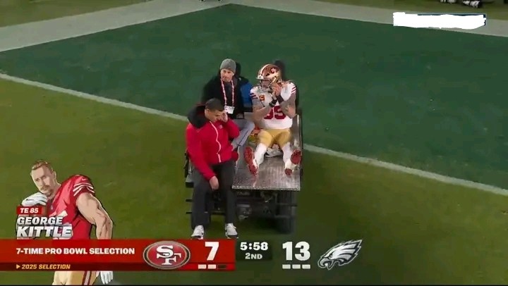 George Kittle Injury Sparks Fear as 49ers Star Carted Off