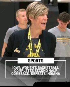 Iowa women’s basketball comeback stuns Indiana on the road