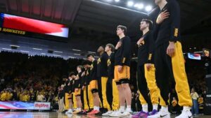 Iowa basketball loss Carver‑Hawkeye Arena vs Illinois highlights