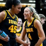 Iowa women’s bracketology update as Hawkeyes celebrate win at Carver-Hawkeye Arena