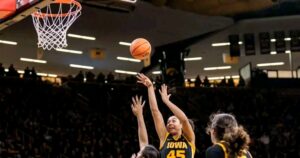 Iowa Michigan State women's basketball Big Ten matchup
