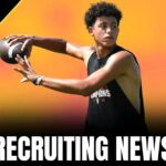Davin Davidson throwing passes after Iowa offers Davin Davidson at home session