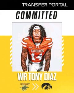 Iowa transfer portal WR