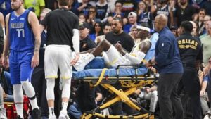 Taylor McCabe clutch play after teammate carried off floor with injury