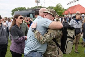 Iowa National Guard Troops Return Home as Families