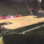 Big 12 LED Court revolution at T-Mobile Center basketball tournament
