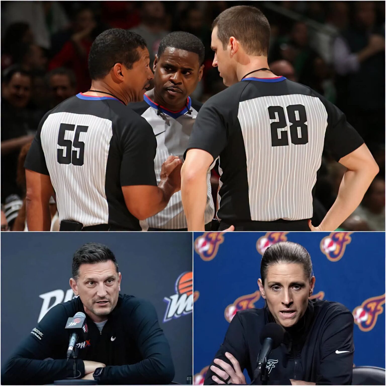 OFFICIATING FIRESTORM ROCKS WNBA: Stephanie White’s Blunt Message and Nate Tibbetts’ Response Ignite Massive Fever-Mercury Controversy