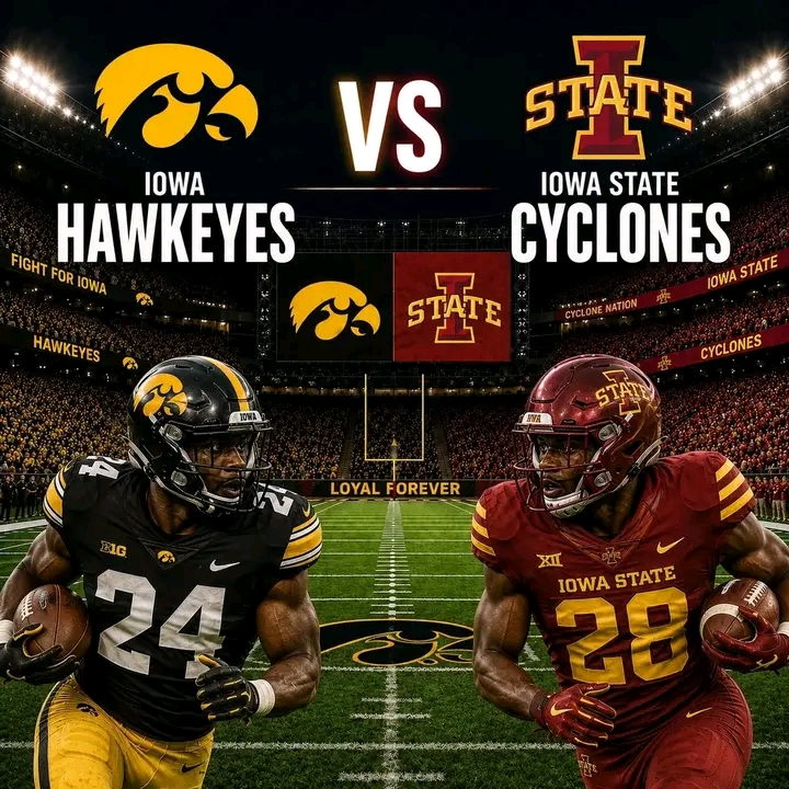 CIRCLE THE DATE: Iowa vs. Iowa State Gets a Saturday Night Spotlight — Hawkeyes, Cyclones Set for Showdown