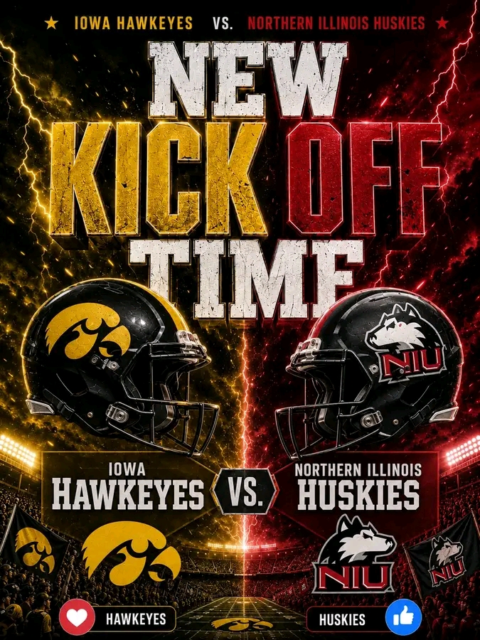 Iowa vs. Northern Illinois Gets Unexpected FOX Broadcast Shake-Up Ahead of 2026 Opener
