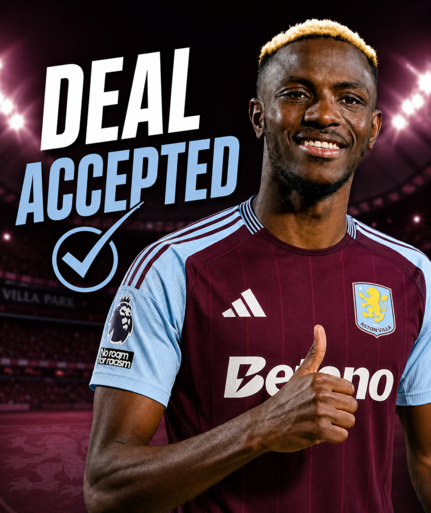 Aston Villa Linked With Victor Osimhen as Transfer Window Reaches Its Final Stage