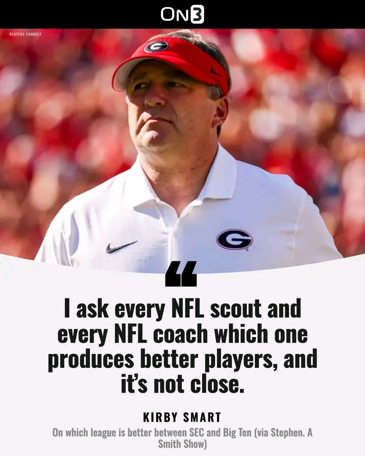 Kirby Smart Just Delivered His Strongest Defense Yet of the SEC in the Big Ten Debate