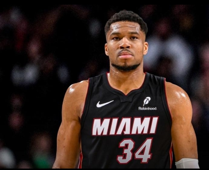 A quiet family moment involving Miami Heat star Giannis Antetokounmpo