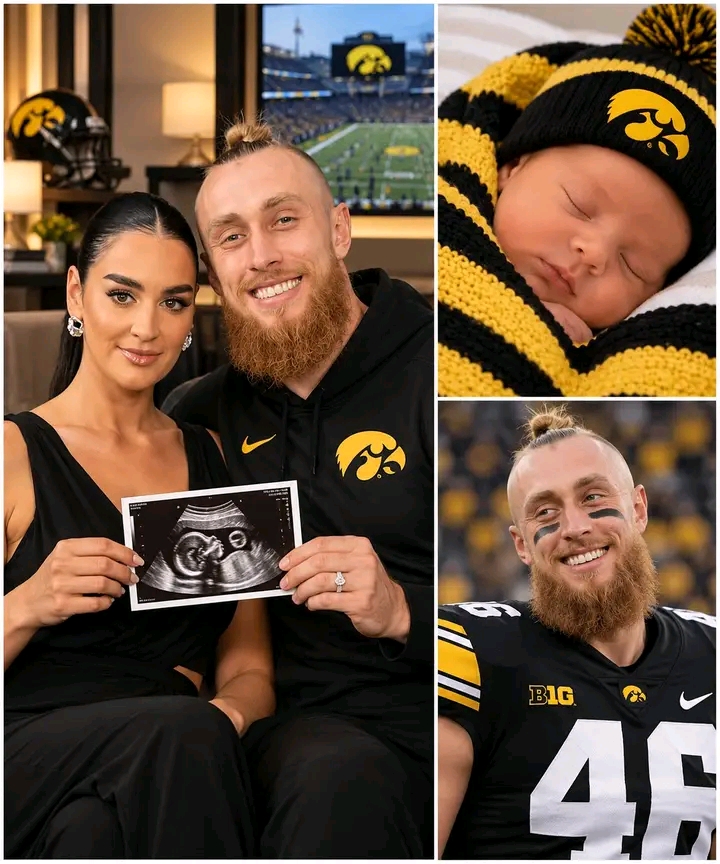 A heartwarming family announcement involving former Iowa Hawkeyes